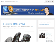 Tablet Screenshot of nigelgriffithsonline.com